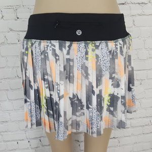 Lululemon Pleat To Street Skirt Mini Art Pop 8